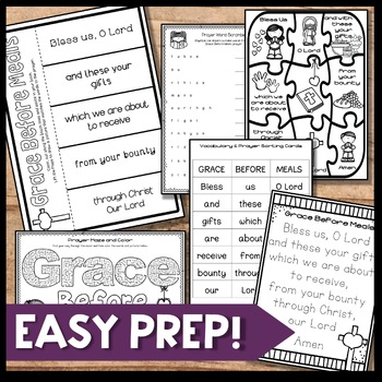 and for math 4 worksheets 5 grade Grace Posters, Worksheets ~ Meals Prayer Before and