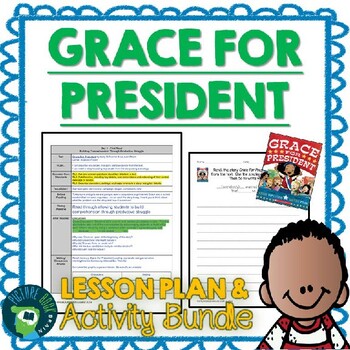 Preview of Grace For President by Kelly DiPucchio Lesson Plan and Activities