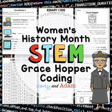 Grace Hopper Queen of Computer Code Unplugged Coding Activ