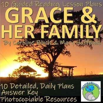 Preview of Grace and her Family-10 Guided Reading Lessons, Resources and Answer Key
