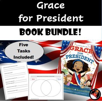 Preview of Grace for President - Comprehension, Compare and Contrast, and Theme Analysis!