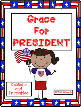 Preview of Grace for President, Reading Street, 2nd Grade,  Printables/DIstance Learning