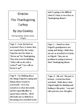 Preview of Gracias The Thanksgiving Turkey Read Aloud with Accountable Talk