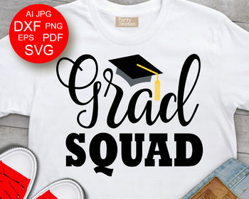 Download Grad Squad Svg Graduation Svg Graduation Hat Svg Graduate Svg Graduation Banner