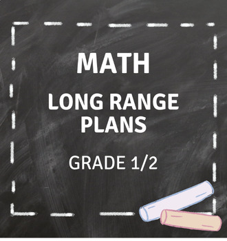 Preview of Grade 1/2 - MATH LONG RANGE PLANS - New Ontario Curriculum - Scope and Sequence