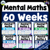 Grade 1 & 2 Mental Maths | FULL YEAR | Bundle