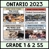 Grade 1 & 2 Ontario Social Studies Full Year Bundle