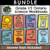 Grade 1/2 Science Workbooks (NEW 2022 Ontario Curriculum)
