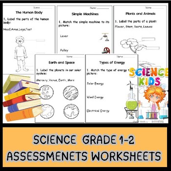 Preview of Grade 1-2 Science Worksheets/ Activities/ Assessments