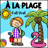 Grade 1-3 Core French | À La Plage ! End of year activities