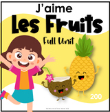 Grade 1-3 Core French | Les Fruits Unit ! End of year activities