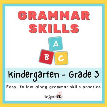 Preview of FREE Grade 1-3 Grammar Skills Pack