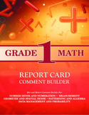 Grade 1 Bundle: Math and Language Comment Builder