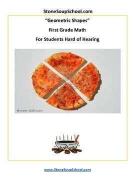 Preview of Grade 1, CCS: Geometric Shapes for Students Hard of Hearing