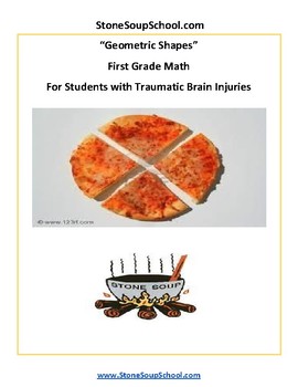 Preview of Grade 1, CCS: Geometric Shapes for Students w/ Traumatic Brain Injuries