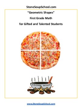 Preview of Grade 1: CCS, Geometry Shapes for Gifted and Talented Students