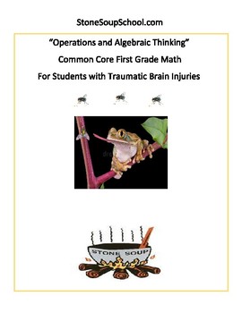 Preview of Grade 1 - CCS: Operations & Algebraic Thinking for Students w/ TBI