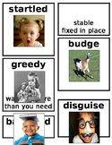 Grade 1 CKLA Domain 1: Fables and Stories Core Vocabulary Cards