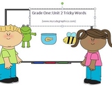 Grade 1: Common Core, Unit 2 Tricky word powerpoint of all