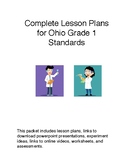 Grade 1 Complete Lesson Plans for Ohio Science Standards