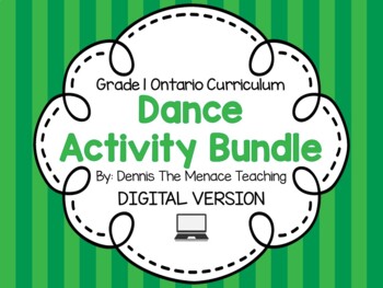 Preview of Grade 1 Dance Activity Bundle DIGITAL