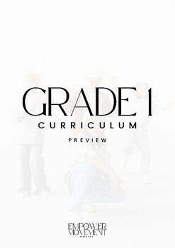 Preview of Grade 1 Dance Curriculum Package Preview
