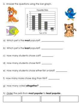 grade 1 data management assessment 2 versions by leanne howse tpt