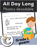 Grade 1 Decodable Reader -ing -ong Science of Reading SOR 