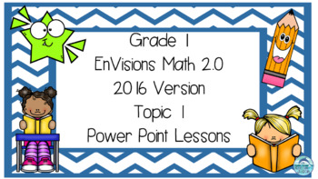 Preview of Grade 1 Envisions Math 2016 Version 2.0 Topic 1 Inspired Power Point Lessons