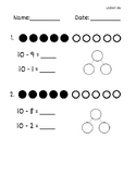 Grade 1 Eureka Math Module 1 Lesson 36 Modified Problem Set