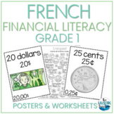 Grade 1 FRENCH Financial Literacy | L'argent canadien | Gr