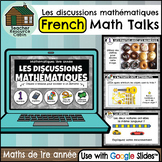 Grade 1 FRENCH MATH TALKS for Google Slides™