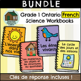 Grade 1 FRENCH Science Workbooks (NEW 2022 Ontario Curriculum)