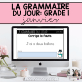 Grade 1: French Grammar Activities for Google Slides | January