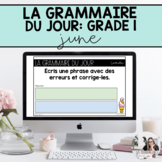 Grade 1: French Grammar Activities for Google Slides | June