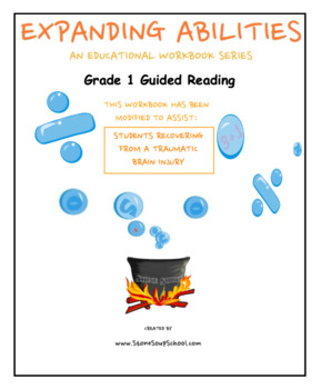Preview of Grade 1, Guided Reading Bundle for Students w/ Traumatic Brain Injuries