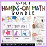 Grade 1 Hands-on Math Pack BUNDLE | Math Centers