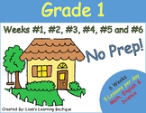 Grade 1 Home Distance Learning Weeks #1, #2, #3, #4, #5 & 