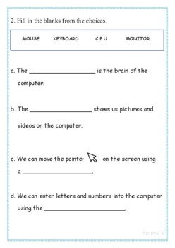 year 1 ict worksheets