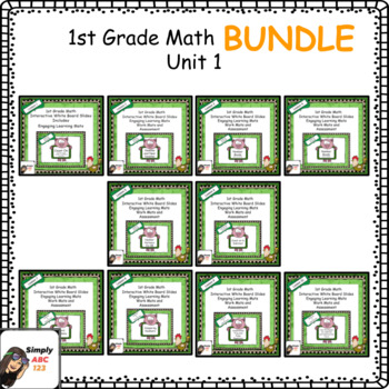 Preview of Grade 1  Iready Ⓡ Math Unit 1 Numbers within 10 Digital BUNDLE