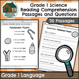 Grade 1 Science Reading Comprehension Passages and Questions