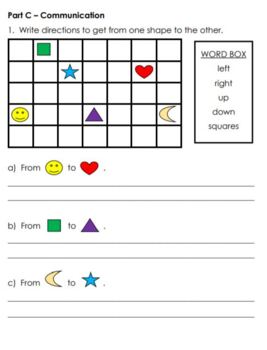 grade 1 spatial sense location movement assessment 2020 ontario math