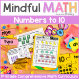 Grade 1 Math - Numbers to 10 Unit - First Grade Math Cente