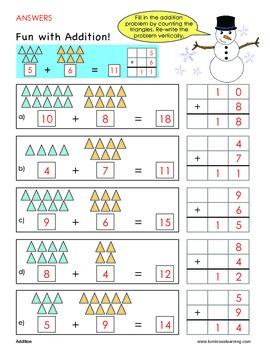 grade 1 addition sample worksheet making math visual by luminous learning