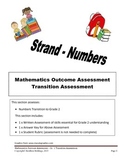 Grade 1 - Mathematics Transition Assessment
