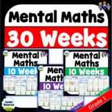 Grade 1 Mental Maths Bundle | NO PREP