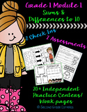 Grade 1 Module 1 Check Ins, Assessments & Independent Stations
