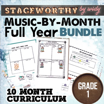 Preview of Grade 1 Music Lesson Plans Ontario Full Year Elementary Music Curriculum