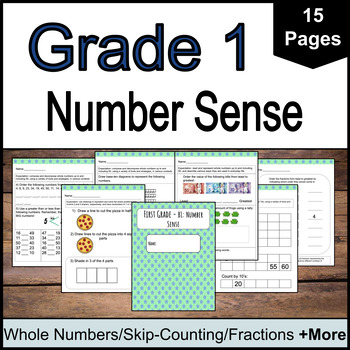Preview of Grade 1 | Number Sense | New Ontario Math Curriculum [15 Pages]