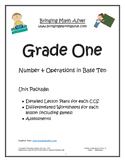 Grade 1 - Numbers & Operations in Base-10 (No Prep, Aligne